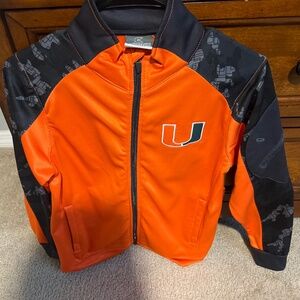 Boys Youth XS(6-7) University of Miami jacket